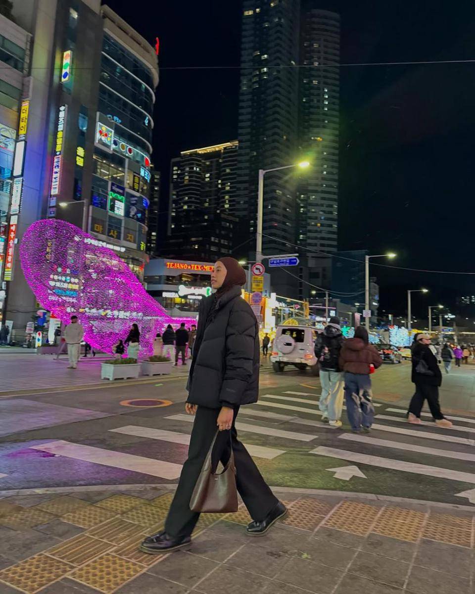 potret liburan Megawati Hangestri di Busan (instagram.com/megawatihangestrip)
