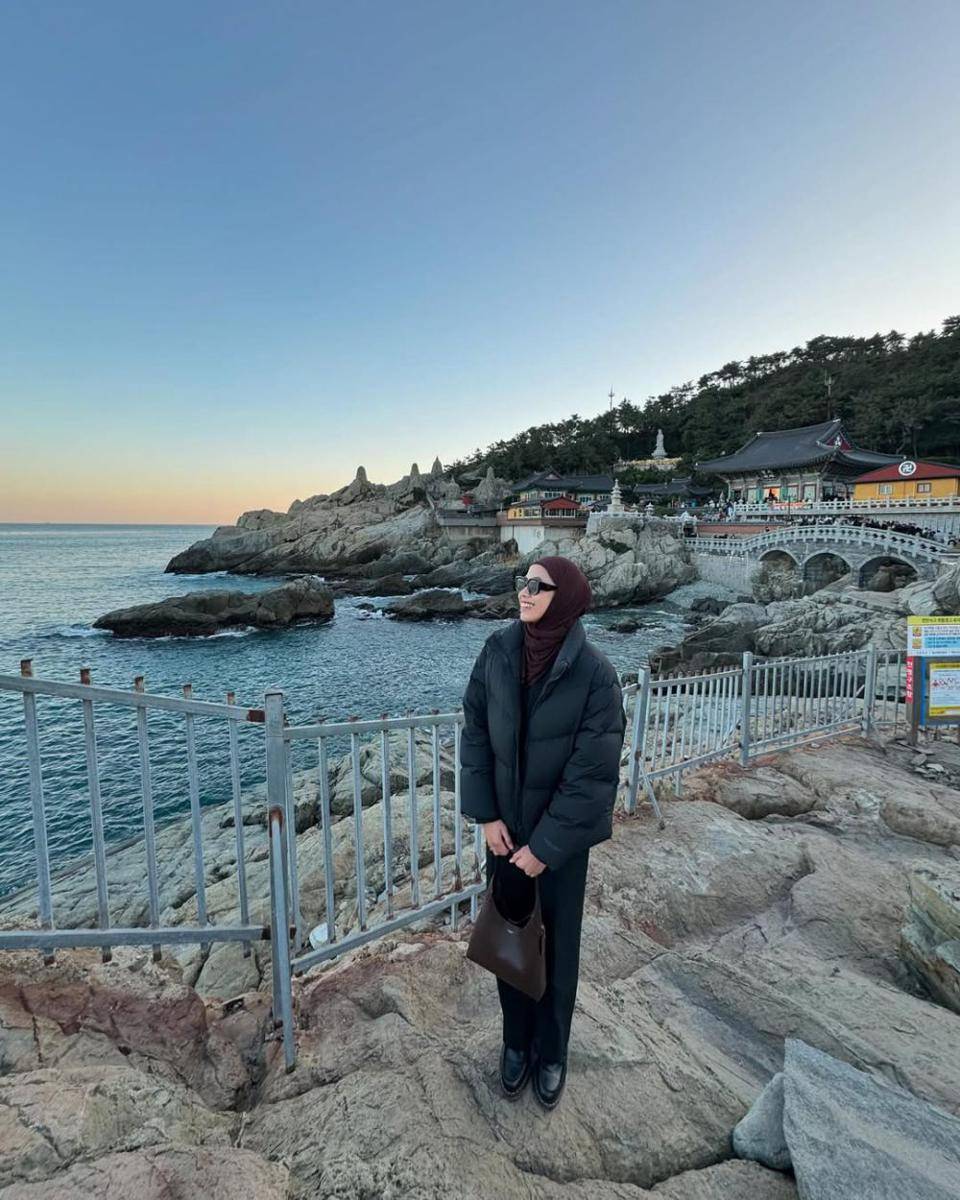 potret liburan Megawati Hangestri di Busan (instagram.com/megawatihangestrip)