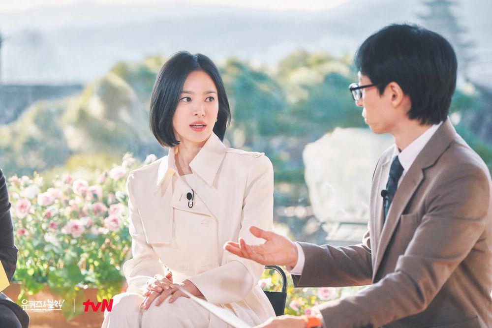 potret Song Hye Kyo di You Quiz on the Block (instagram.com/youquizontheblock)