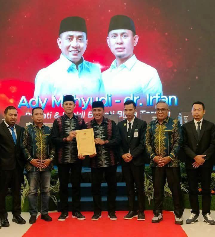 Ditetapkan Jadi Bupati Bima, Ady-Irfan Janji Tak Khianati Rakyat