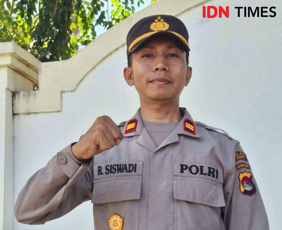 Foto Kapolsek Pekat, Iptu Rahmadun Siswadi (Dok/Istimewa)