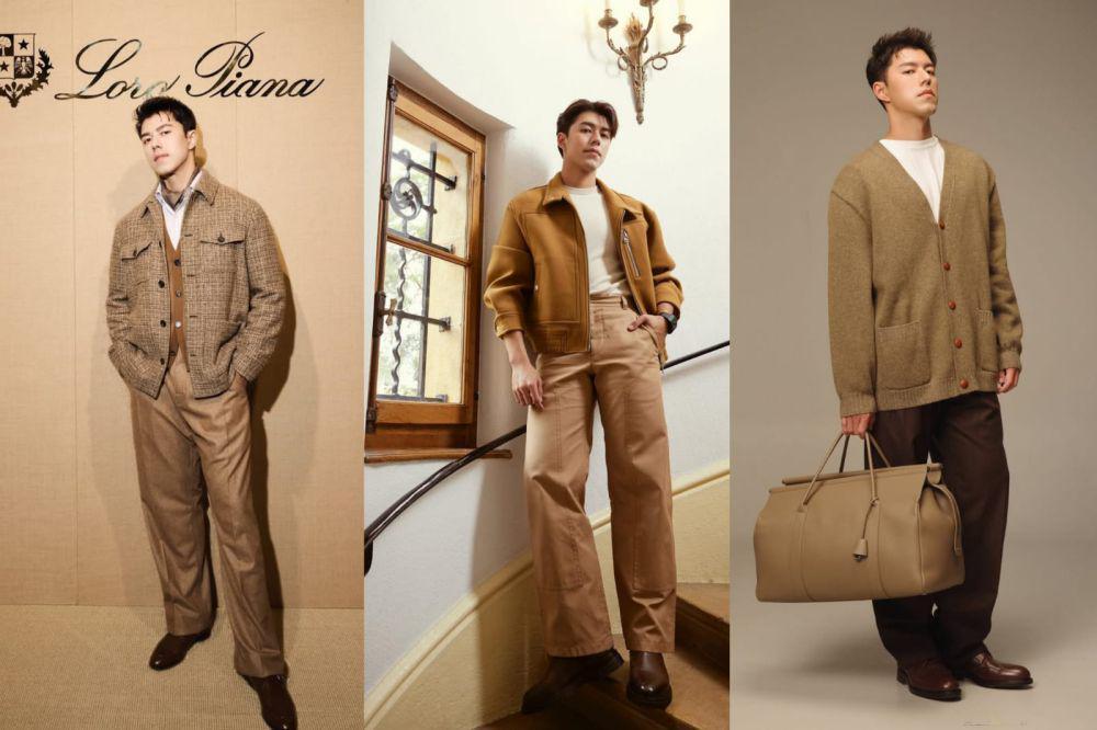 7 Inspirasi Outfit Preppy Style ala Aktor Nine Naphat, Classic Vibes!