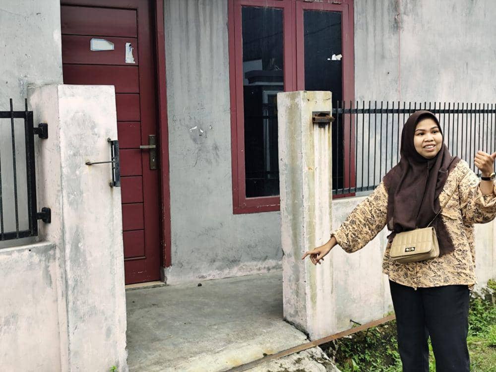 Pagar Kontrakan di Bandar Lampung Hilang Dicuri Orang