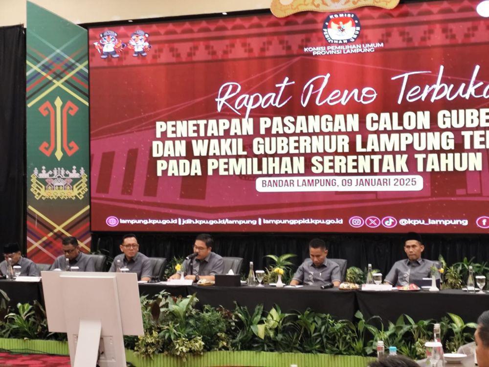 Mirza-Jihan Resmi Ditetapkan jadi Gubernur dan Wakil Gubernur Lampung