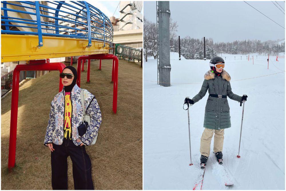 8 Penampilan Unik Tantri Namirah saat Liburan ke Jepang, Stunning!