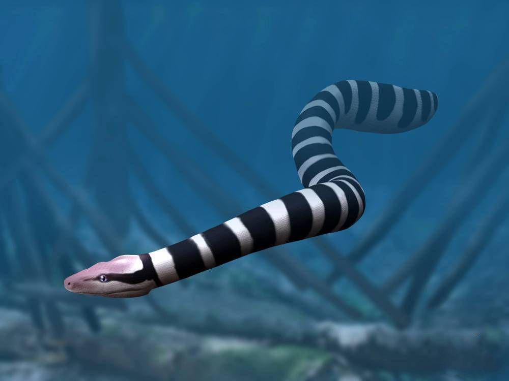 Ilustrasi Palaeophis (commons.wikimedia.org/Nobu Tamura)
