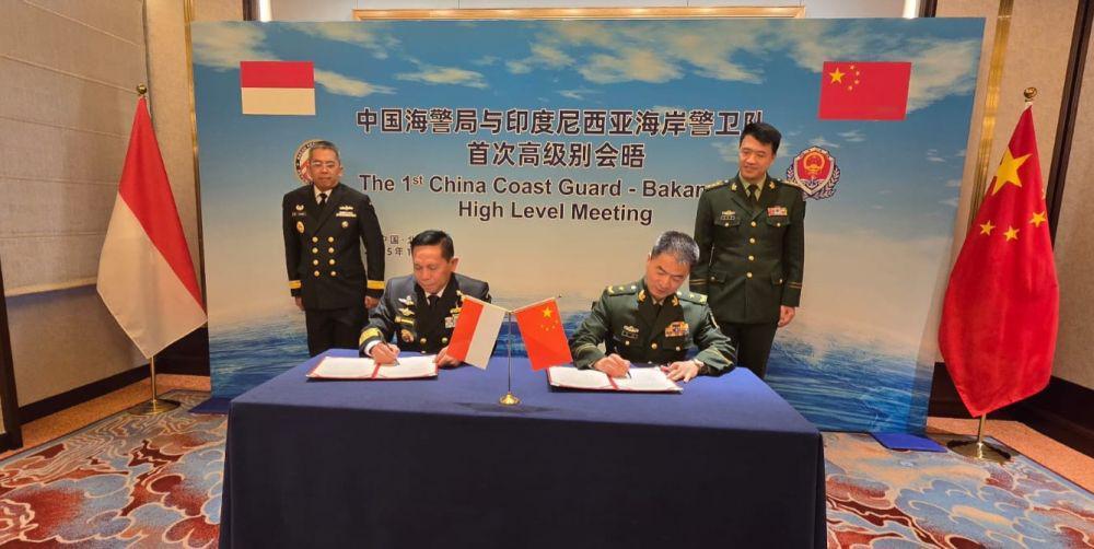 Bakamla RI Temui Coast Guard China di Beijing, Bahas Keamanan Maritim