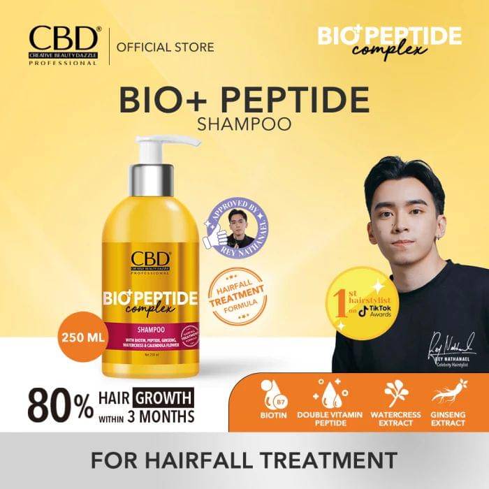 CBD Bio Peptide Complex Shampoo (tokopedia.com/CBD Professional)