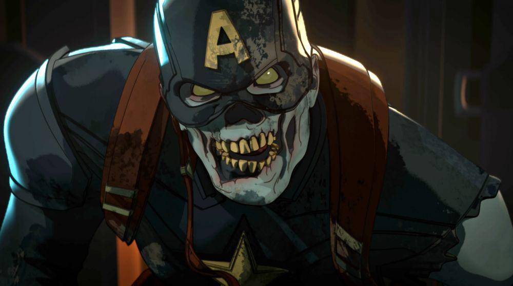 Captain America versi zombie (dok. Marvel Studios Animation/What If...?)
