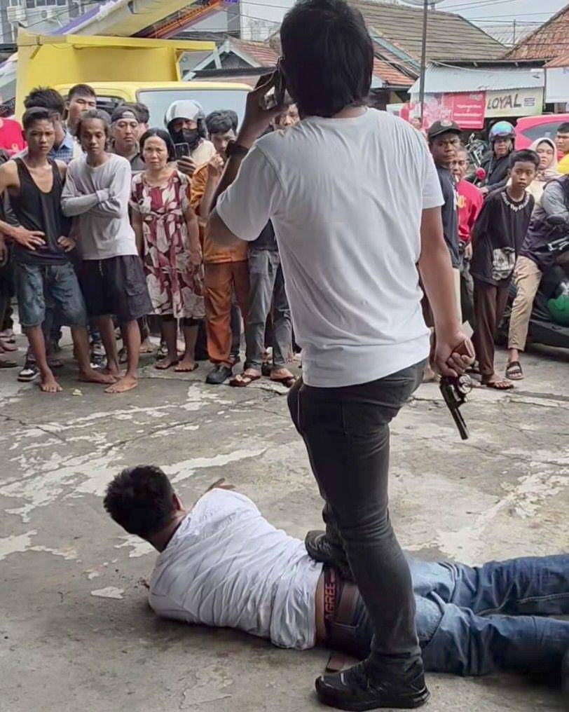 Tim Macan Linggau saat membekuk para perampok asal Bengkulu. (Dok. Macan Linggau)