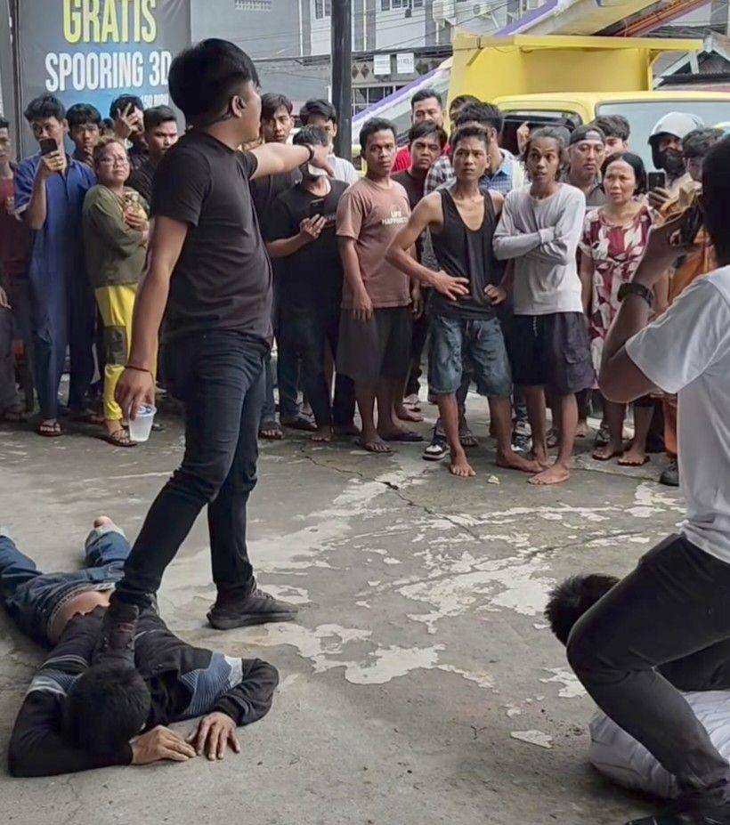 Tim Macan Linggau saat membekuk para perampok asal Bengkulu. (Dok. Macan Linggau)