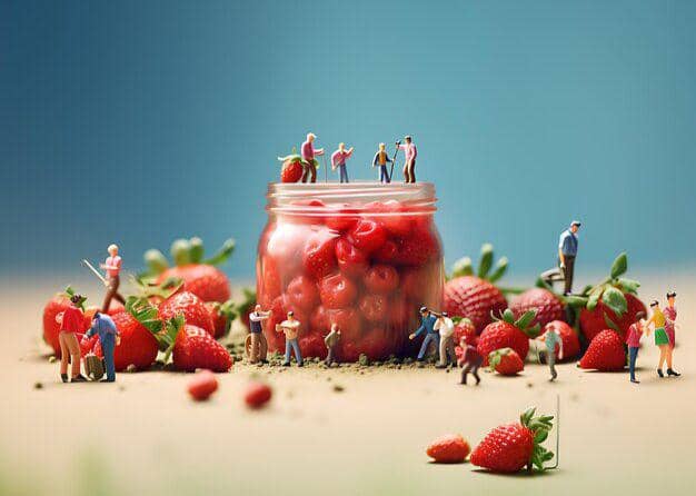 Gambar Ilustrasi Organisasi Strawberry (Sumber: Freepik)