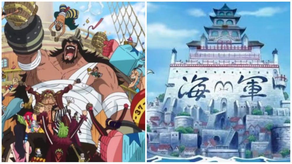 Apakah Armada Besar Topi Jerami One Piece Mampu Lawan Angkatan Laut?