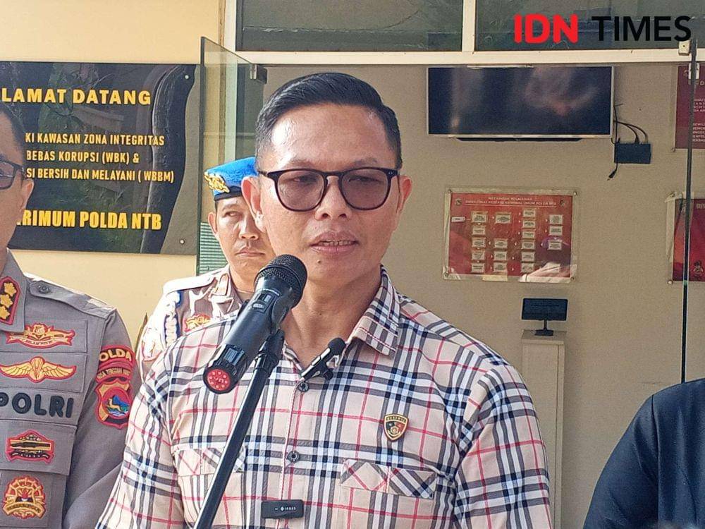 Direktur Reserse Kriminal Umum Polda NTB Kombes Pol Syarif Hidayat. (IDN Times/Muhammad Nasir)