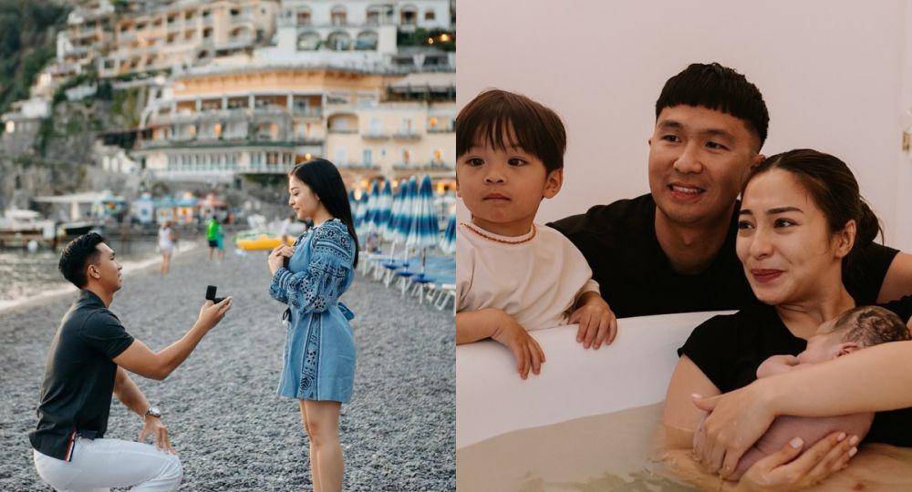kolase foto artis waktu dilamar vs. setelah berkeluarga (instagram.com/indrapriw | instagram.com/nikitawillyofficial94)