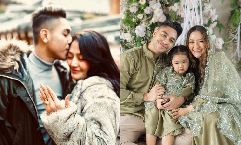 kolase foto artis waktu dilamar vs. setelah berkeluarga (instagram.com/sitibadriahh | instagram.com/krisjianabah) )
