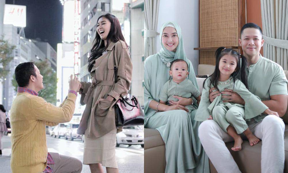 kolase foto artis waktu dilamar vs. setelah berkeluarga (instagram.com/oskarmahendra | instagram.com/kevinlln) )