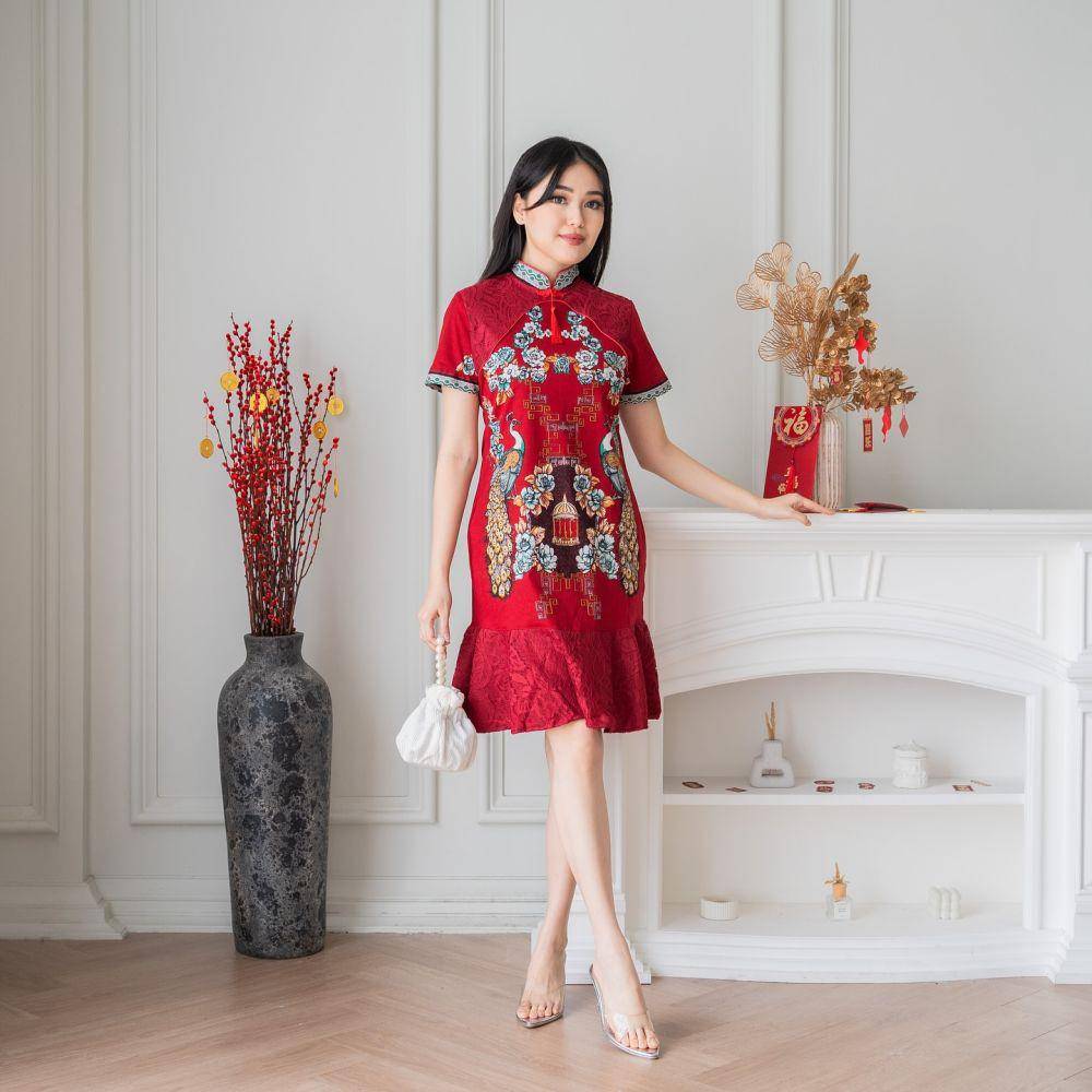 rekomendasi baju imlek (shopee.co.id/lilybelleclothing)