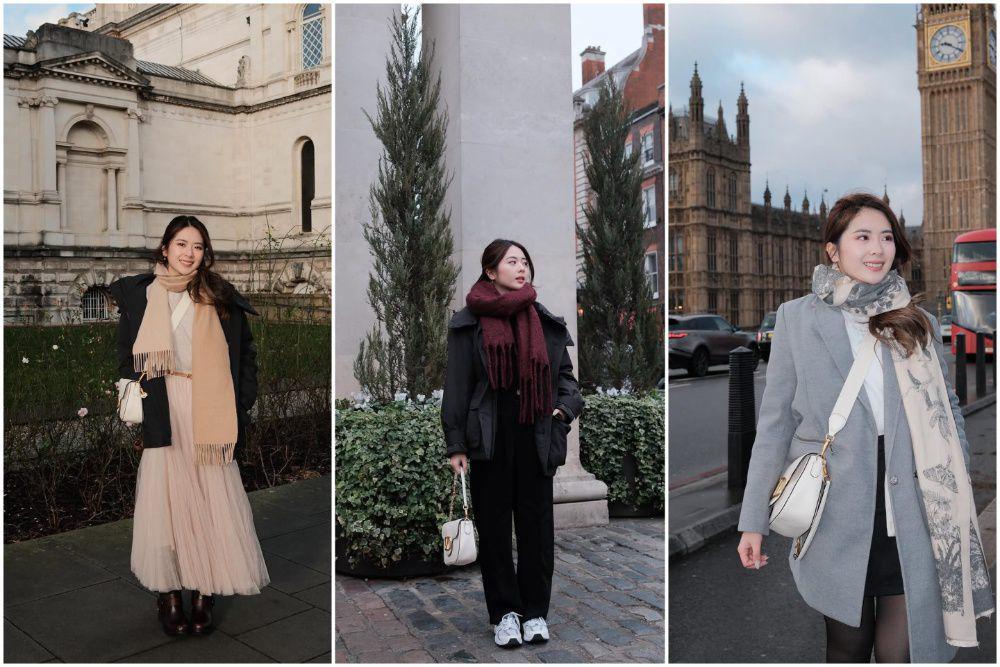 9 OOTD Jennifer Christie saat ke London, Berbahan Cashmere dan Wool!