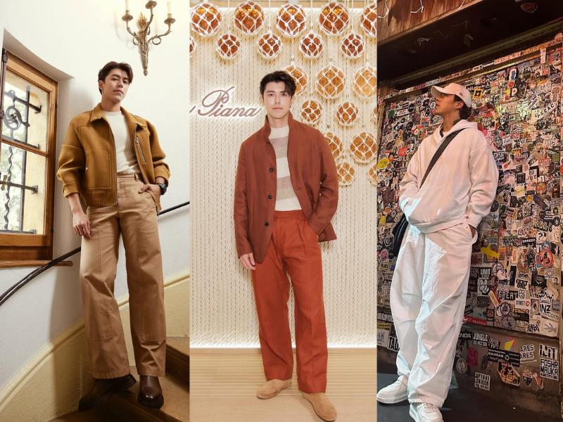 7 Inspirasi Outfit Soft Boy ala Nine Naphat, Tampil Stunning!