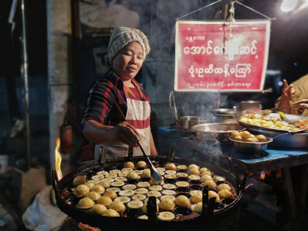 ilustrasi pedagang makanan (pexels.com/Linn Htut)