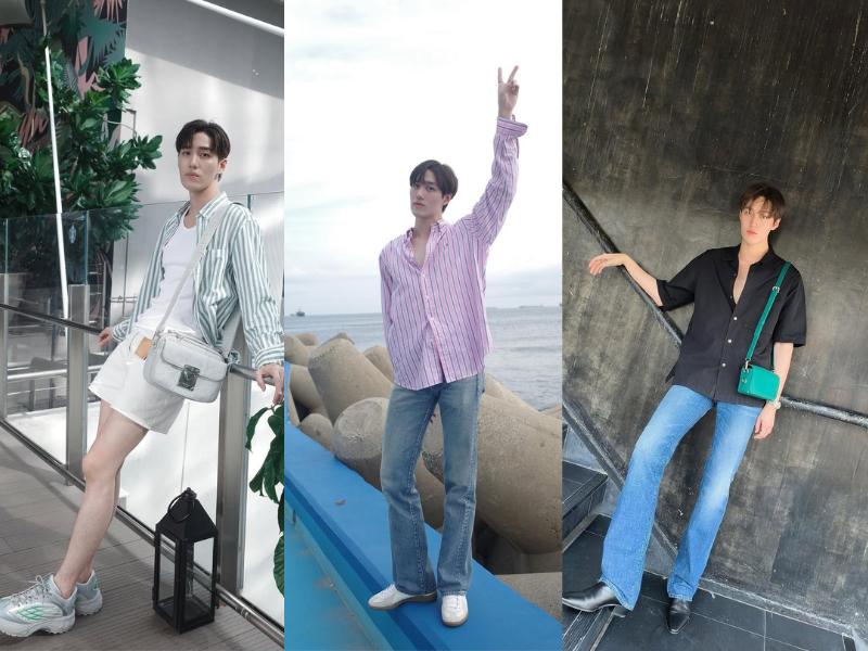 9 Inspirasi OOTD Pakai Kemeja ala Tor Thanapob, Eye Catching!