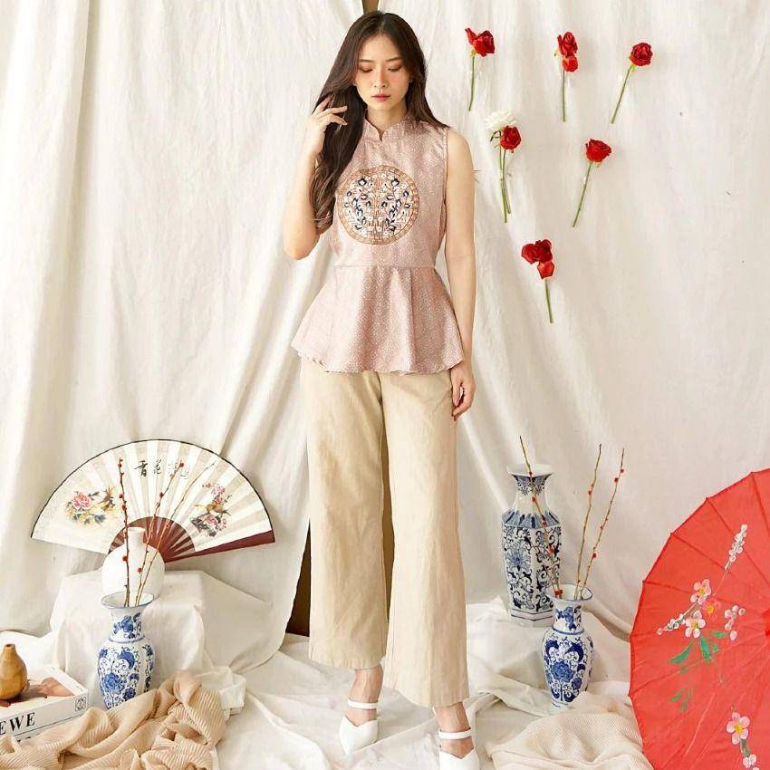 rekomendasi baju imlek (shopee.co.id/Efremi Batik)