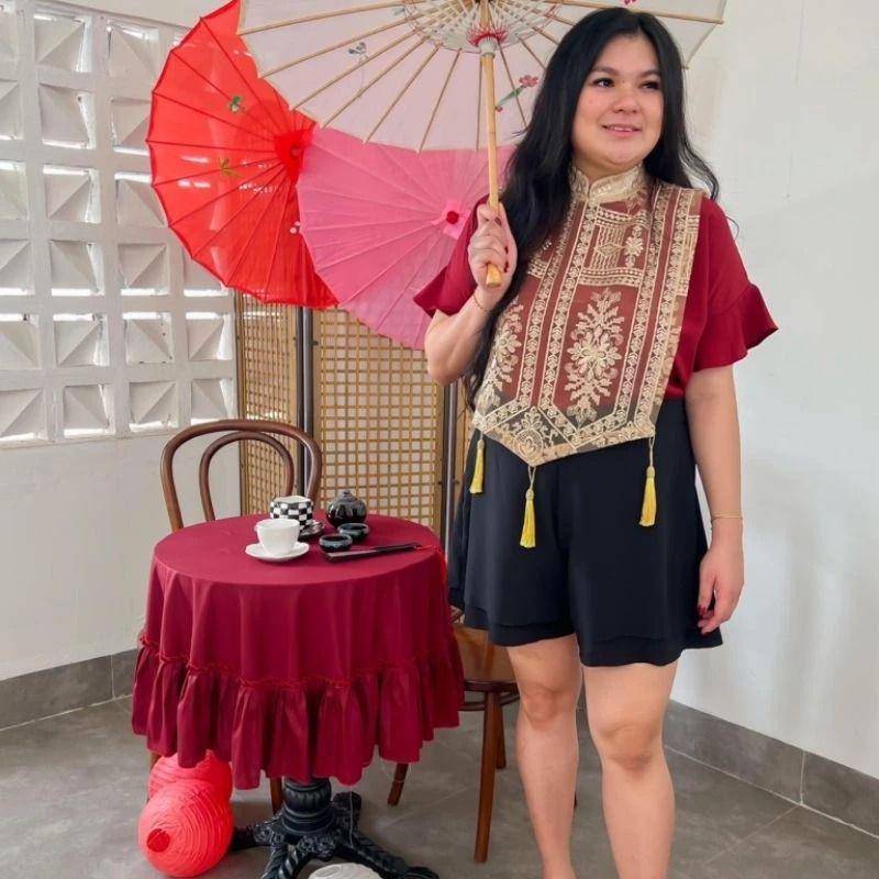 rekomendasi baju imlek (shopee.co.id/nanaselim)