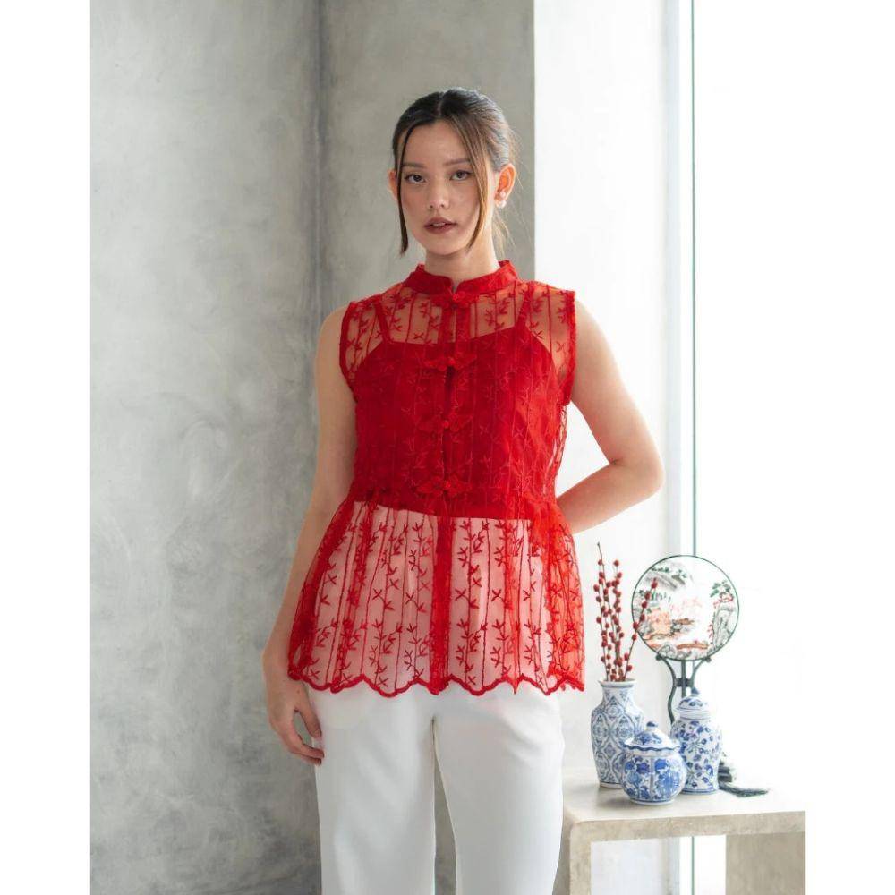 rekomendasi baju imlek (shopee.co.id/Golde The Label)