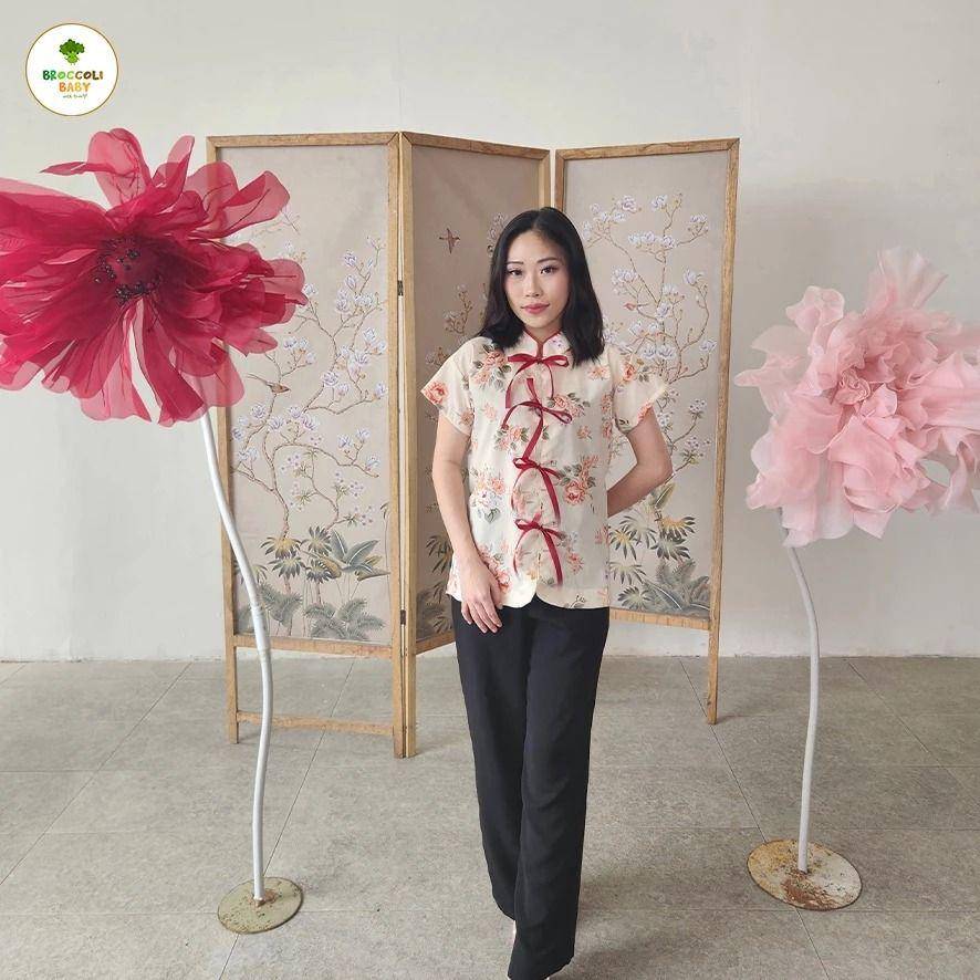 rekomendasi baju imlek (shopee.co.id/Broccoli Baby)