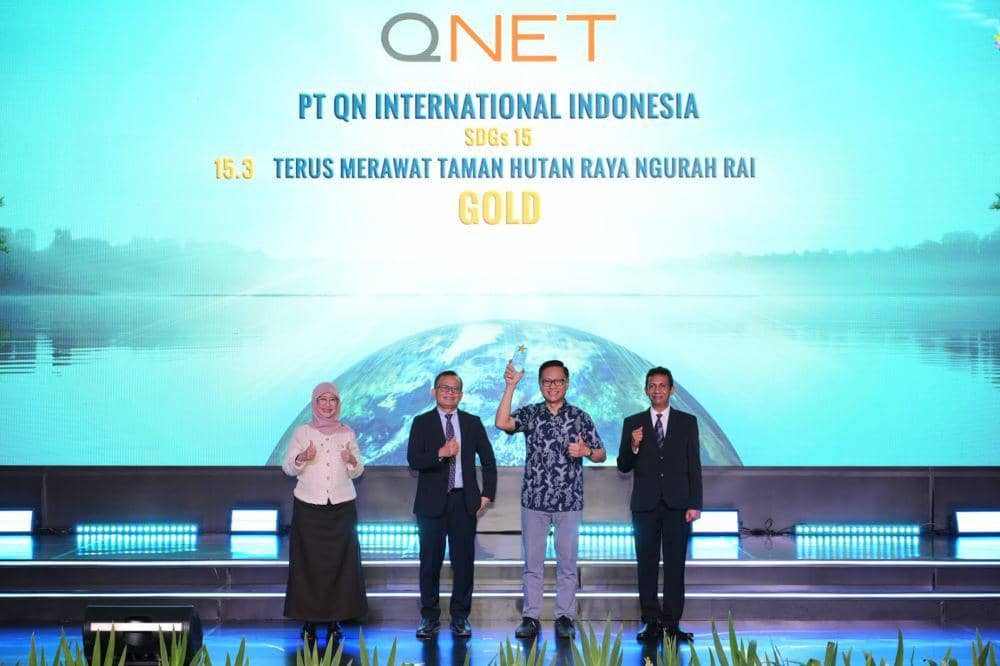 QNET Sabet Gold Ajang Indonesia SDGs Award 2024