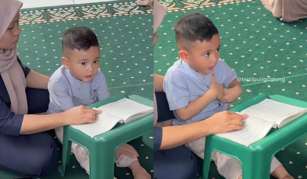 7 Momen Cipung Belajar Ngaji dengan Anak-Anak Yayasan, Hafal Alfatihah