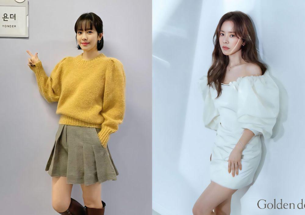 9 OOTD Dress dan Skirt ala Han Ji Min, Pemain Drakor Love Scout