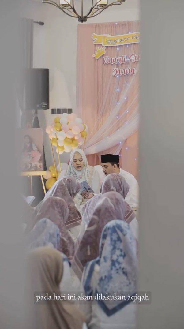 potret akikah anak kedua Risa Saraswati (instagram.com/risa_saraswati)