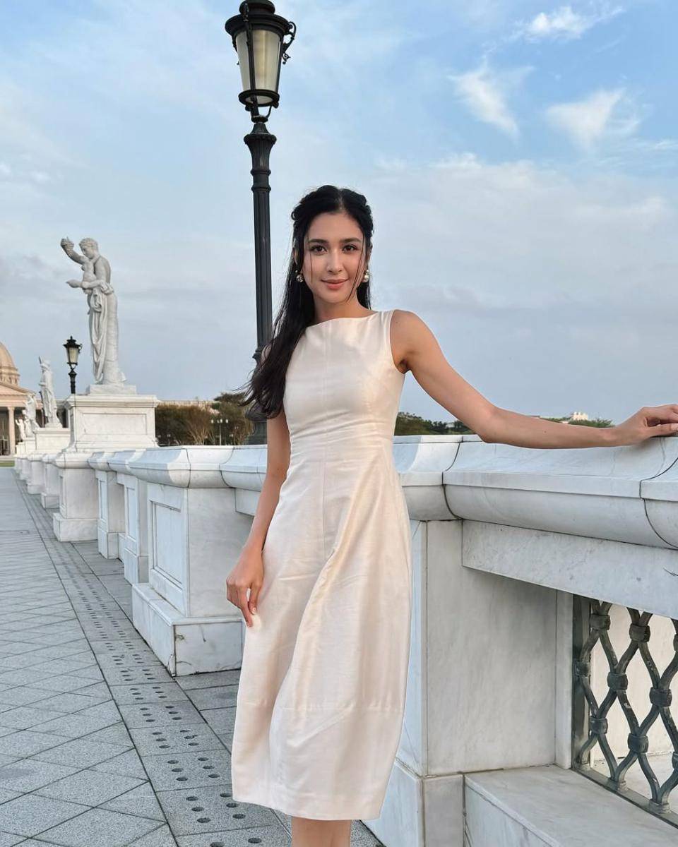inspirasi outfit kondangan ala Mikha Tambayong (instagram.com/miktambayong)