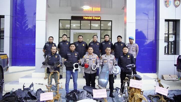 Polisi Bekuk Komplotan Curanmor di Kutai Timur