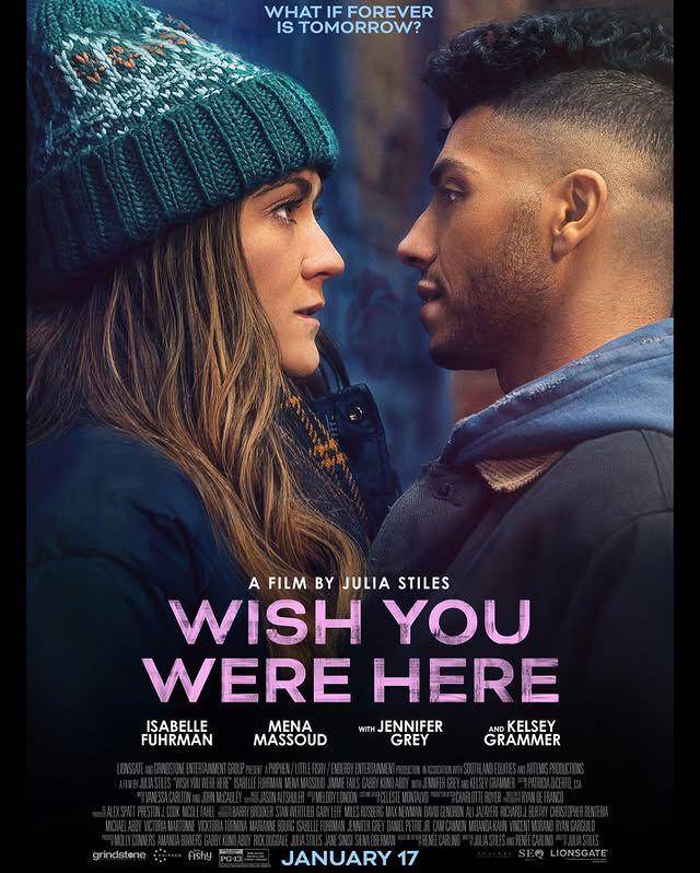 poster film Wish You Were Here (Instagram.com/menamassoud)