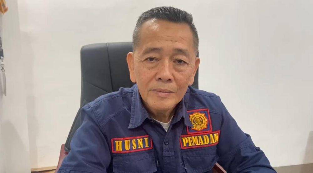 Sekertaris Dinas Damkarmat Bandar Lampung, Ahmad Husni. (IDN Times/Muhaimin)
