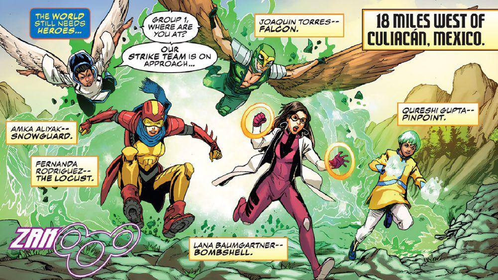 Joaquin Torres dan tim Champions (dok. Marvel Comics/Champions)