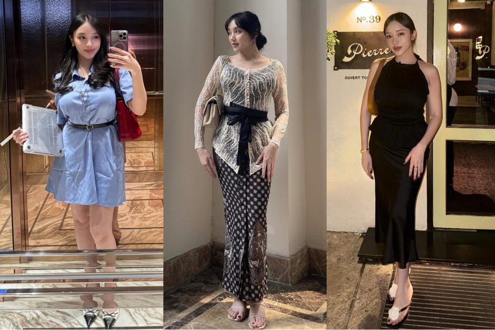 7 Inspirasi Outfit Feminin ala Amanda Zahra, Chic nan Elegan!