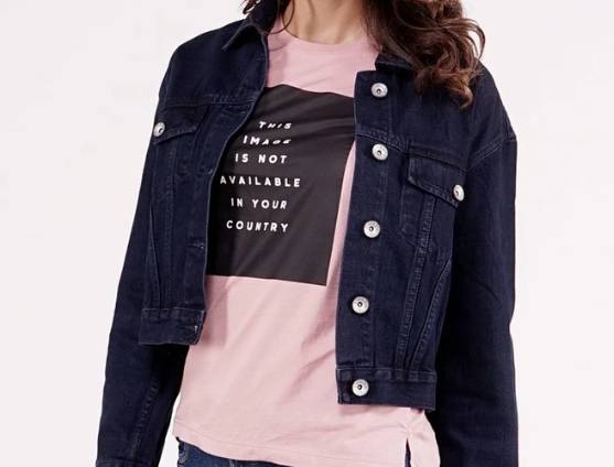 Logo Jeans Jaket Wanita New Logo Od Blue (shopee.co.id/Logo Jeans Official Shop)