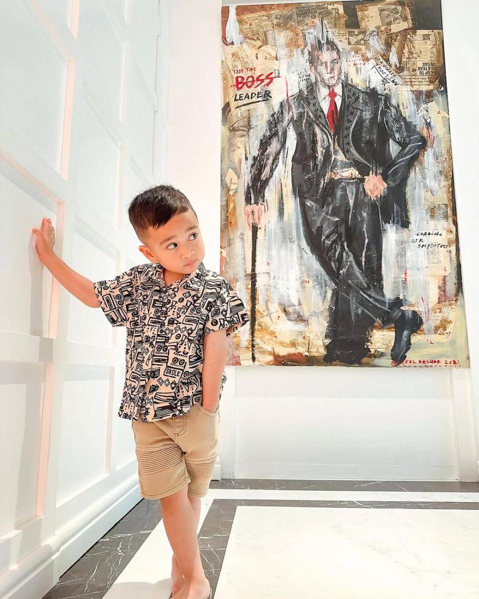 Cipung bergaya mirip Raffi Ahmad (instagram.com/raffinagita1717)