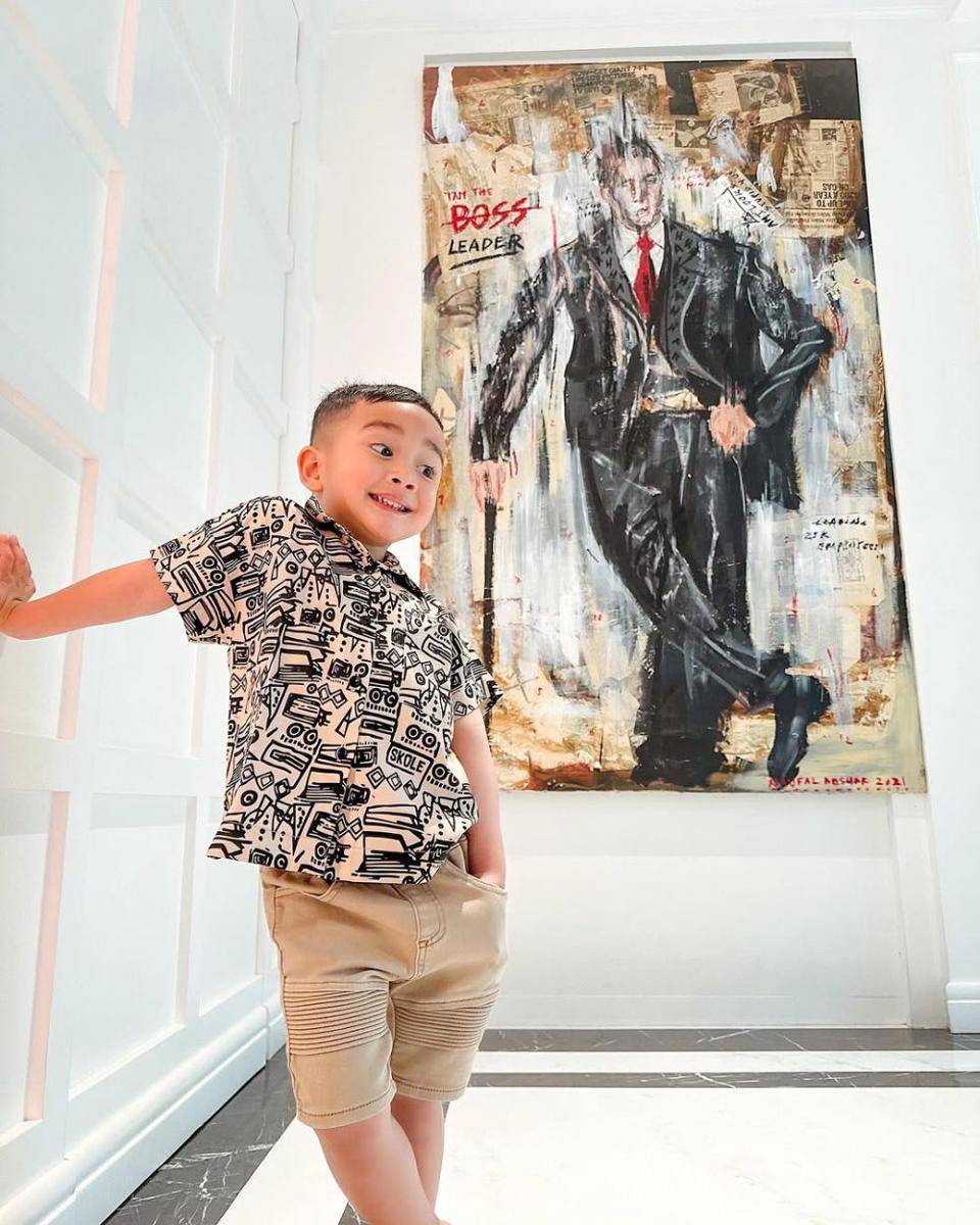 Cipung bergaya mirip Raffi Ahmad (instagram.com/raffinagita1717)