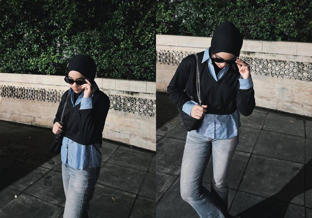 7 inspirasi hijab outfit tubuh petite ala Nabila Taqiyyah (instagram.com/nabilataqiyyah/)