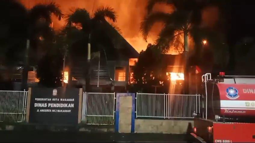Kasus Kebakaran Kantor Disdik Makassar: CCTV Ternyata Rusak