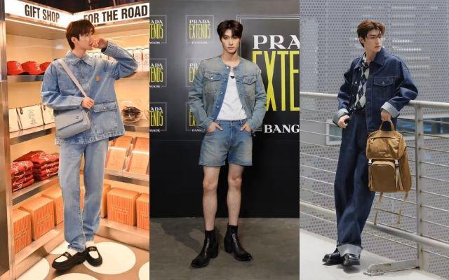 9 Ide Padu Padan Outfit Denim ala Blue Pongtiwat, Looks Stunning!
