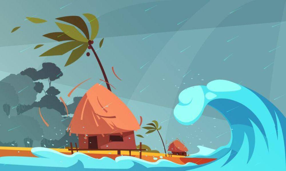 Ilustrasi kesiapsiagaan menghadapi tsunami akibat megathrust yang bisa terjadi kapan saja (freepik.com/macrovector)