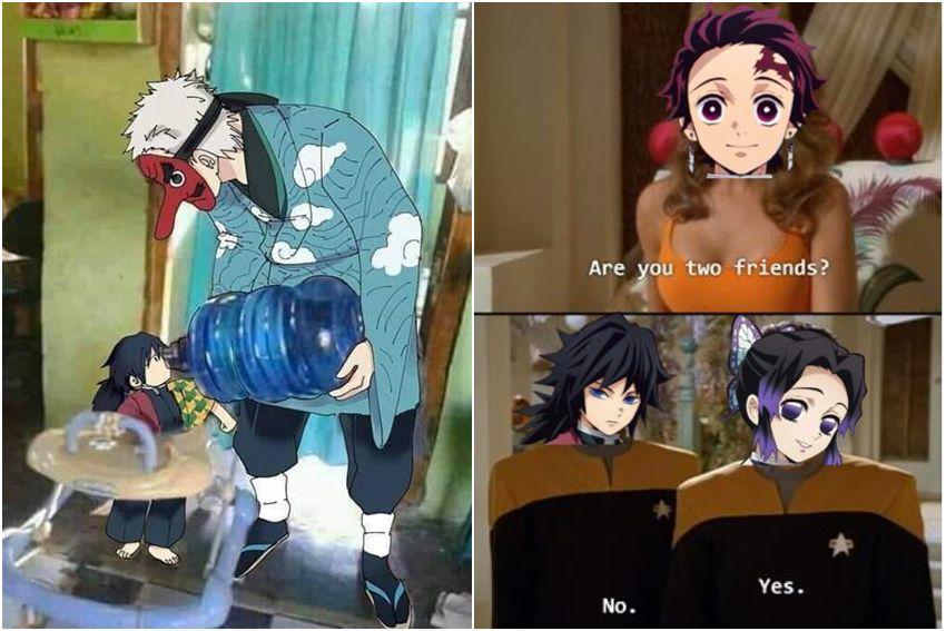 7 Meme Kocak Giyu Tomioka, Karakter Demon Slayer Paling Dingin?