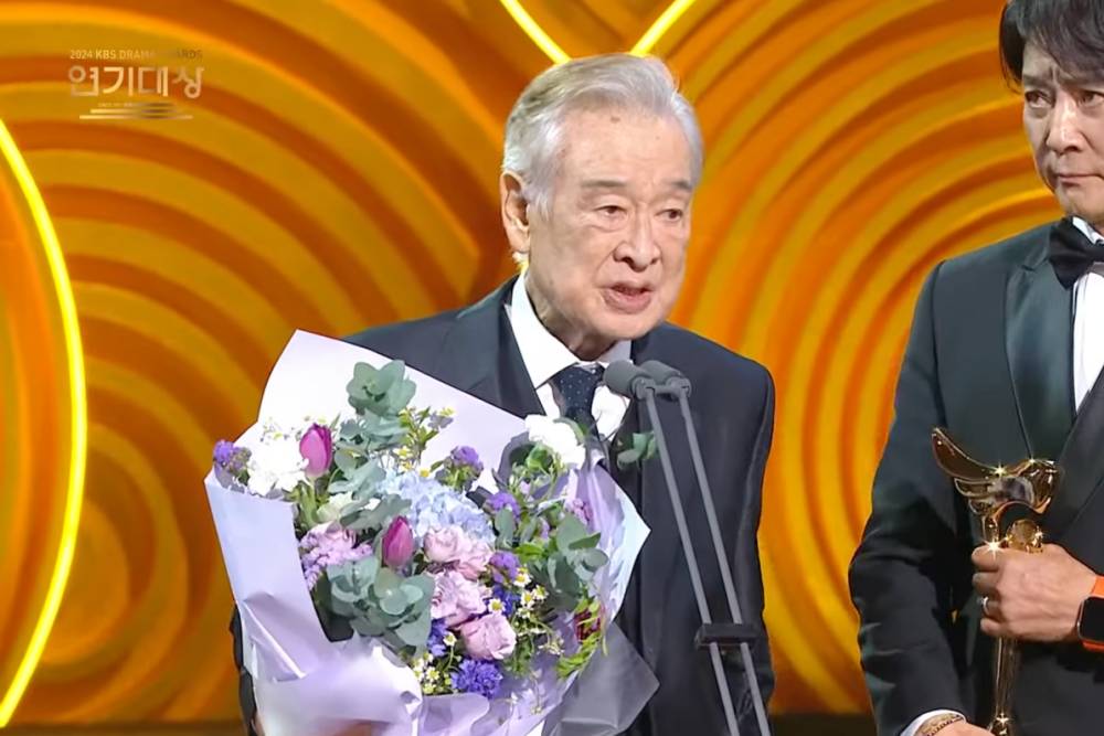 Lee Soon Jae di KBS Drama Awards 2024 (youtube.com/KBS Drama)