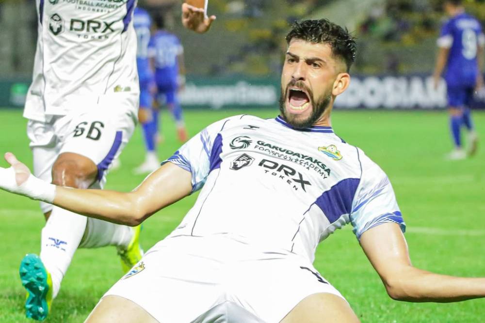 Matheus Silva dalam laga Pegadaian Liga 2 2024/25 antara PSPS Pekanbaru versus PSKC Cimahi, 19 November 2024. (Instagram.com/pskc_cimahi)